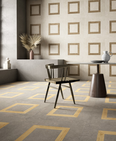 Lounge Decor | Decor Square Wood Pearl | Baldosas de cerámica | Novabell