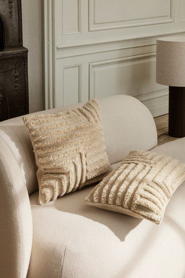 Crease Wool Cushion - Large - Light Sand | Cojines | ferm LIVING