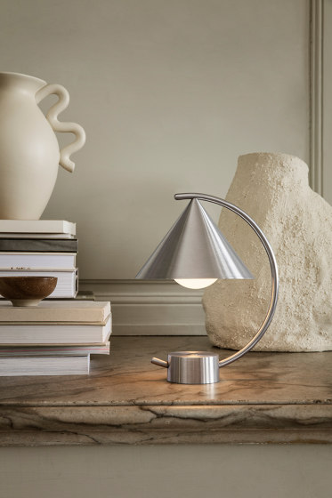 Meridian Lamp - Brushed Steel | Table lights | ferm LIVING