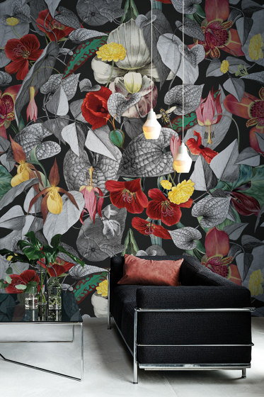 Gardenia Wallpaper | Revestimientos de paredes / papeles pintados | Fischbacher 1819
