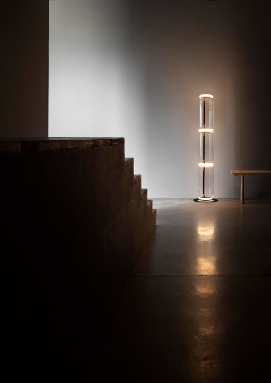 Noctambule Floor 1 High Cylinder Cone Small Base | Free-standing lights | Flos