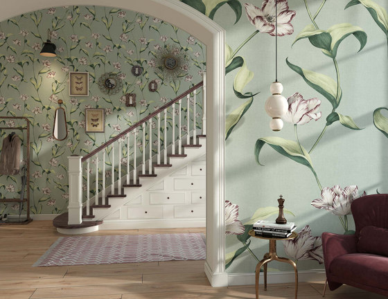 Cordelia Powder Rose Small | Wall coverings / wallpapers | TECNOGRAFICA