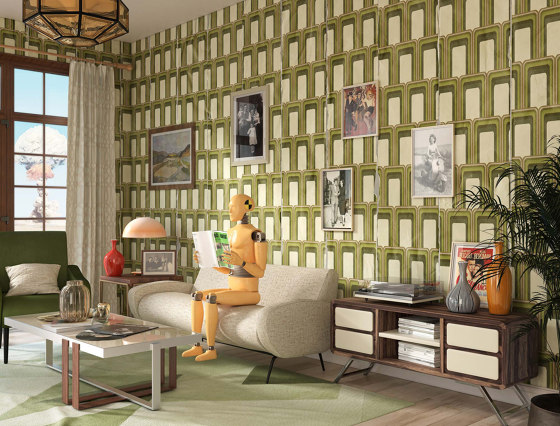 Studio 54 Green | Wall coverings / wallpapers | TECNOGRAFICA