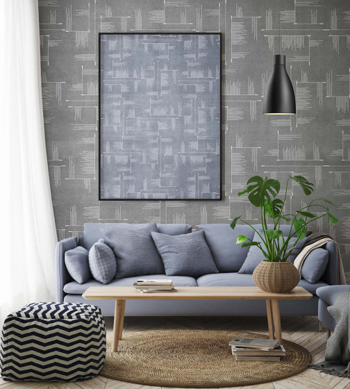 Trazos Chalk Black | Wall coverings / wallpapers | TECNOGRAFICA
