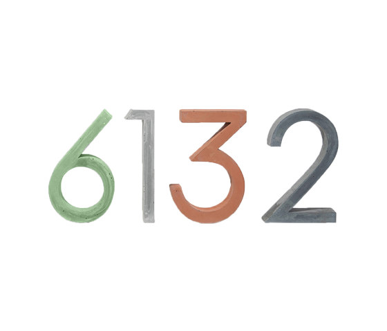 HOUSE NUMBERS & LETTERS BETALY® wall | Numeri civici | 9010 Novantadieci