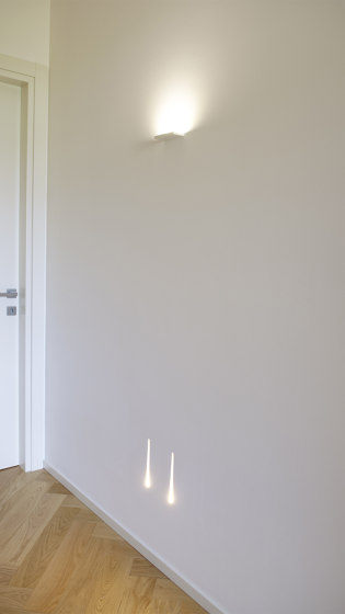 2484A/B/C wall recessed lighting CRISTALY® glass | Lampade parete incasso | 9010 Novantadieci