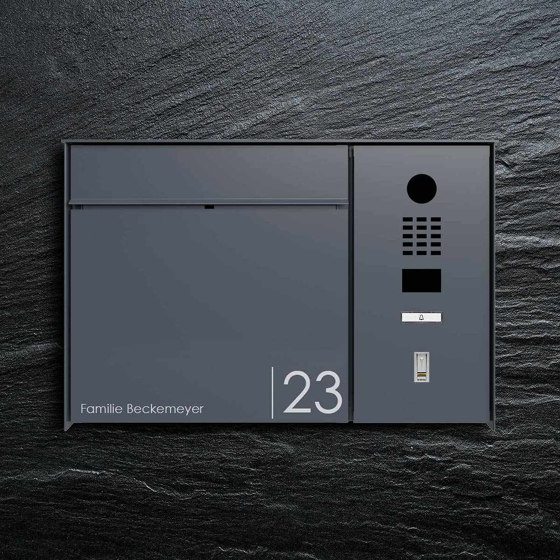 Wallbox Goethe BASIC Charge 1X - 11kW/16A con presa di tipo 2 variante da incasso 100mm RFID (incl. 2 Keyfob) | Prese elettriche | Briefkasten Manufaktur