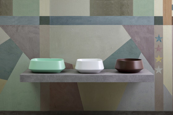 Tao rectangular | Wash basins | White Ceramic Srl