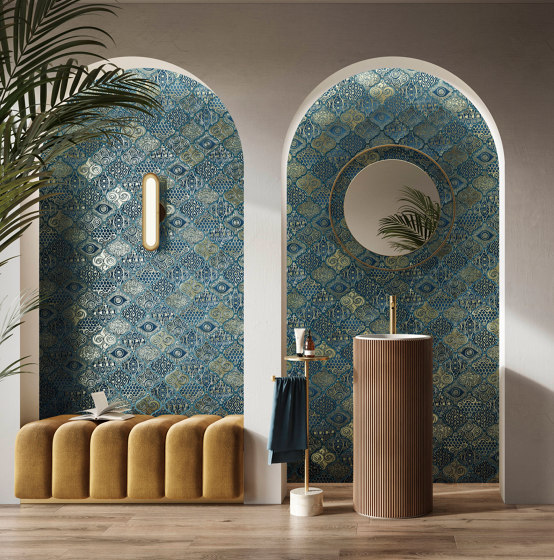Arabesco Klimt A10 5 Gold | Ceramic tiles | Acquario Due