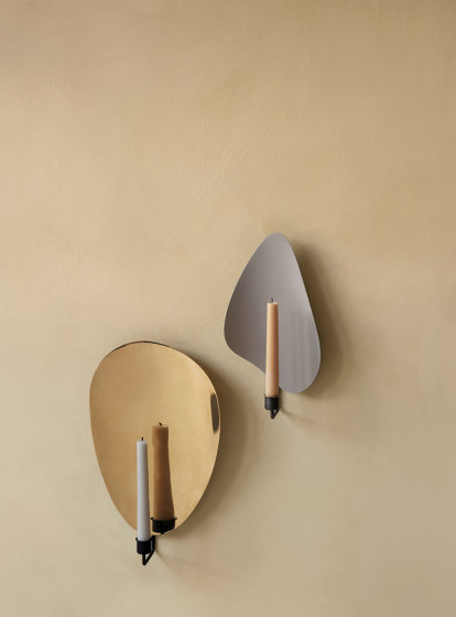 Flambeau CH, H34 ,Table | Bronzed Brass/Grey | Portacandele | Audo Copenhagen