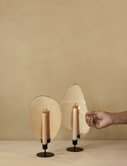Flambeau CH, H30, Table | Bronzed Brass/Grey | Candlesticks / Candleholder | Audo Copenhagen