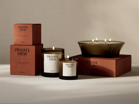 Olfacte Scented Candle | Private View, 224 gr/7.9oz, Poured Glass Candle | Bougeoirs | Audo Copenhagen