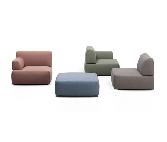 Palchetto sofa | Elementi sedute componibili | Kristalia