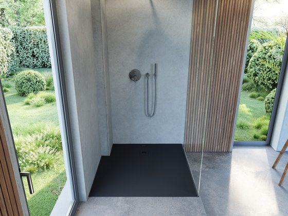 Sustano shower tray dark gray matt 1700x900 mm | Piatti doccia | DURAVIT