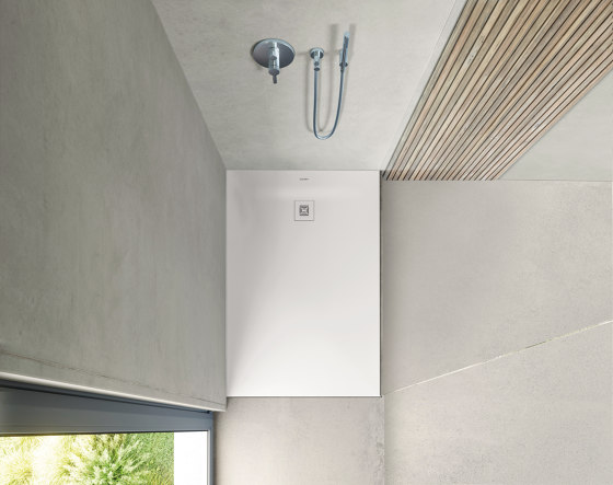 Sustano shower tray light gray matt 1500x800 mm | Piatti doccia | DURAVIT