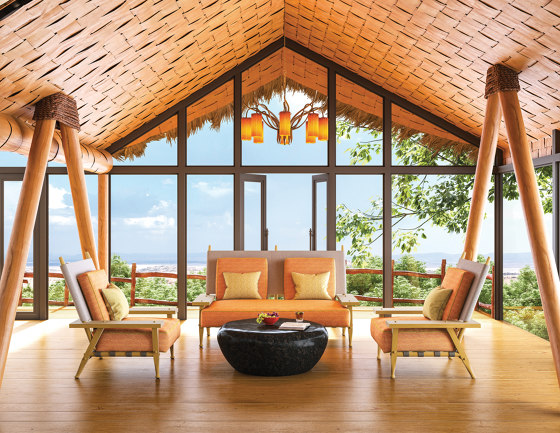 Serengeti Sofa 2 Seat with Canopy | Divani | JANUS et Cie