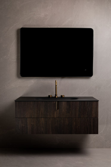 Orology | Wall Mounted Double Drawer Vanity Unit | Mobili lavabo | BAGNODESIGN