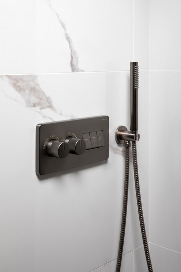 Stereo FM | 5 Hole Deck Mounted Bath Mixer without Hand Shower | Rubinetteria vasche | BAGNODESIGN
