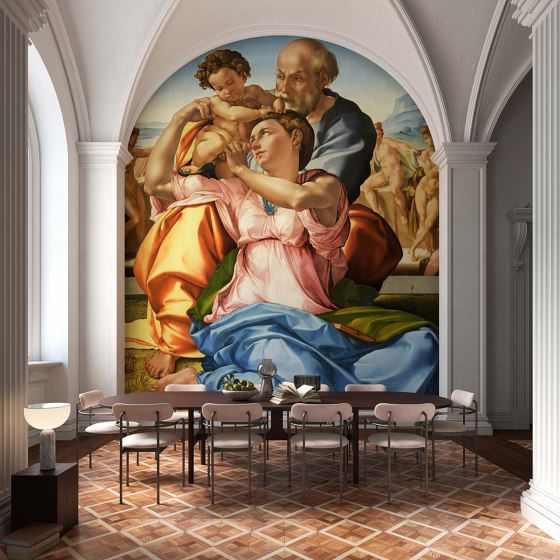 Michelangelo Buonarroti: Sacra Famiglia | Carta parati / tappezzeria | TECNOGRAFICA