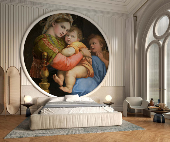 Raffaello Sanzio: Madonna Della Seggiola | Revêtements muraux / papiers peint | TECNOGRAFICA