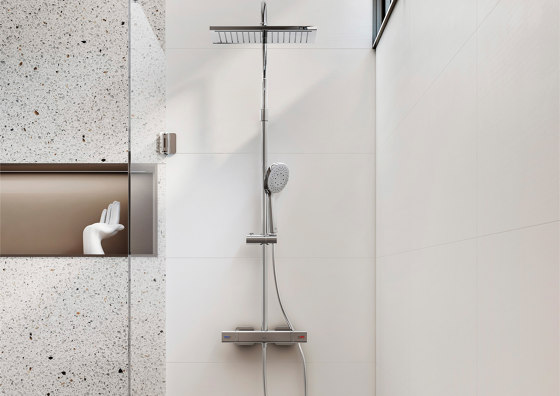 Level | Shower column | Shower controls | Roca