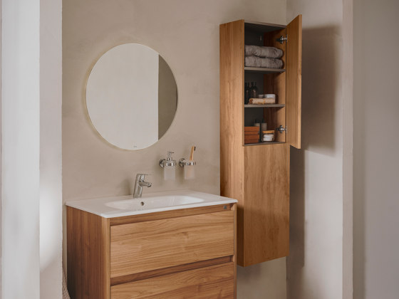 Tenet | Vanity unit | Gloss white | Mobili lavabo | Roca