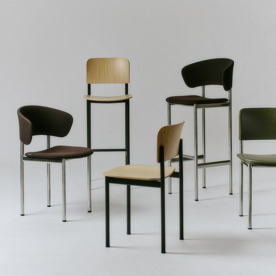 Plan Barstool Fully upholstered | Tabourets de bar | Fredericia Furniture