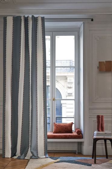 POINT DE VUE BLUSH OCRE | Tessuti decorative | Casamance