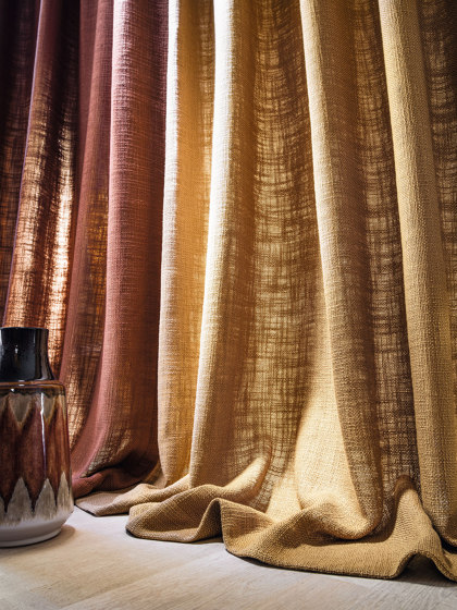 LIVINGSTONE ORANGE BRULEE | Drapery fabrics | Casamance