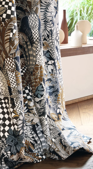 NEOFELIS BLANC / KAKI | Drapery fabrics | Casamance