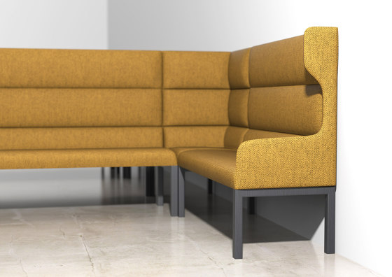 aris wall - Bench high, back low, no armrest | Benches | Rossin srl