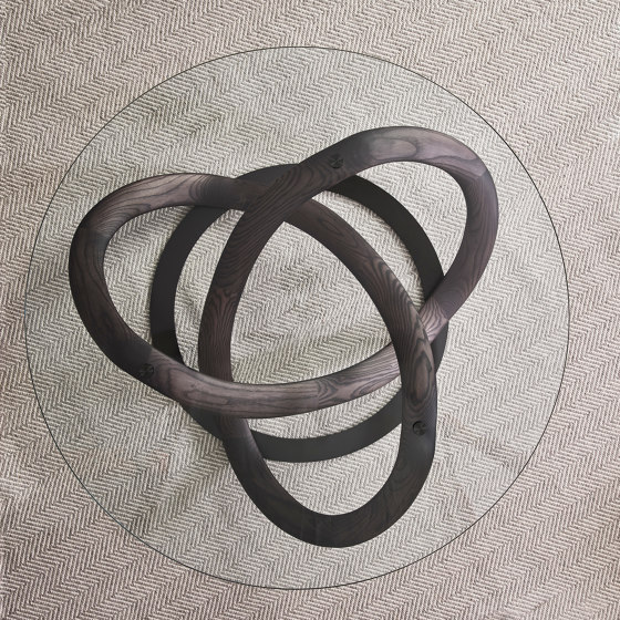 Infinity due basi piano cristallo - rettangolare | Dining tables | Porada