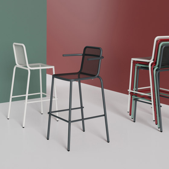 Nizza with armrests 03 | Barhocker | Altek