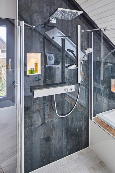 hansgrohe Raindance Select E 360 1jet Showerpipe Wanne | Badewannenarmaturen | Hansgrohe