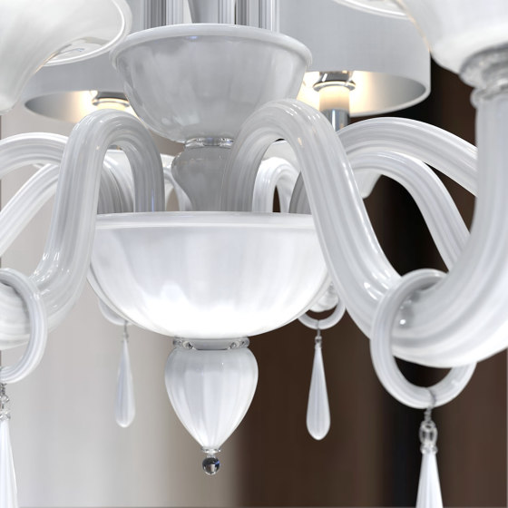 DONATELLO Lámpara de cristal de Murano | Lámparas de suspensión | Piumati