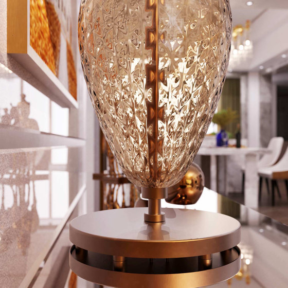 VIVALDI Lampe de table en verre de Murano | Luminaires de table | Piumati