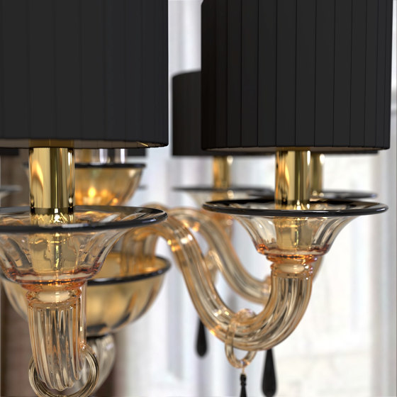 GIOTTO Murano Glass Chandelier | Suspended lights | Piumati