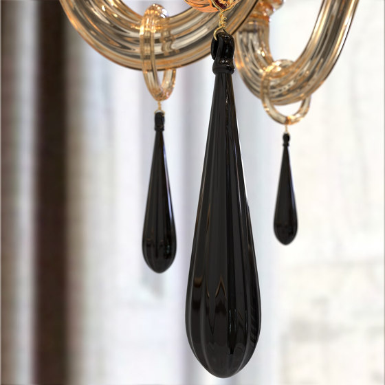 GIOTTO Lámpara de cristal de Murano | Lámparas de suspensión | Piumati