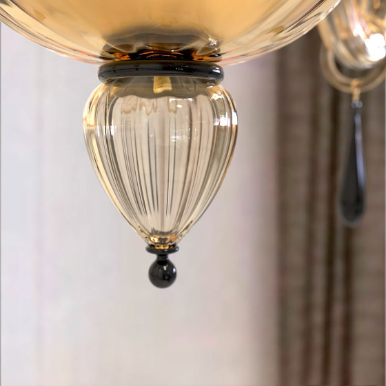 GIOTTO Lámpara de cristal de Murano | Lámparas de suspensión | Piumati