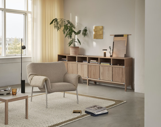 Stacked Storage System | Medium With Backboard | Regale | Muuto