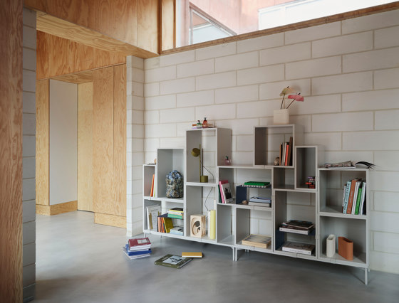 Stacked Storage System | Top Plate - 131 X 35 | 51.5 X 13.75" | Shelving | Muuto