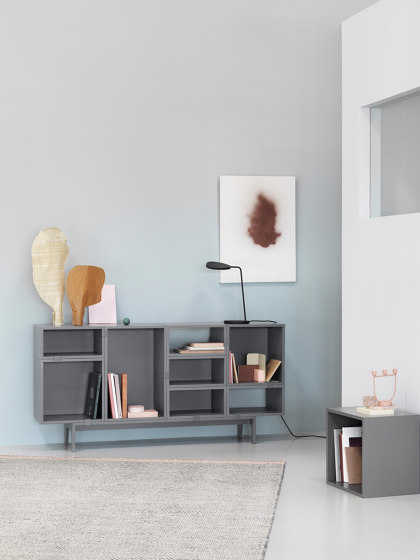 Stacked Storage System | Large With Backboard | Regale | Muuto