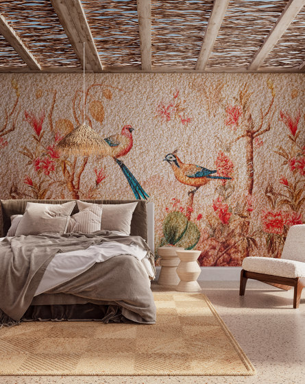 Fluffy Birds | Wall coverings / wallpapers | Inkiostro Bianco