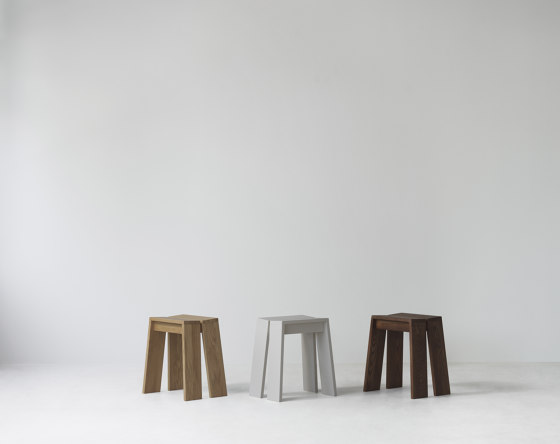 Let Barstool 75cm Brown Stained Ash | Stools | Normann Copenhagen