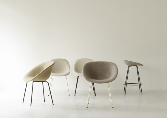 Mat Lehnstuhl polster Creme stahl - Hanffasern | Stühle | Normann Copenhagen