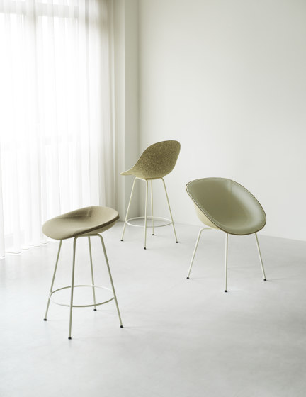 Mat Barstuhl 75 cm schwarzes stahl - Seegras | Barhocker | Normann Copenhagen