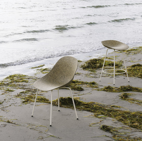 Mat Armchair Black Steel - Seaweed | Sillas | Normann Copenhagen