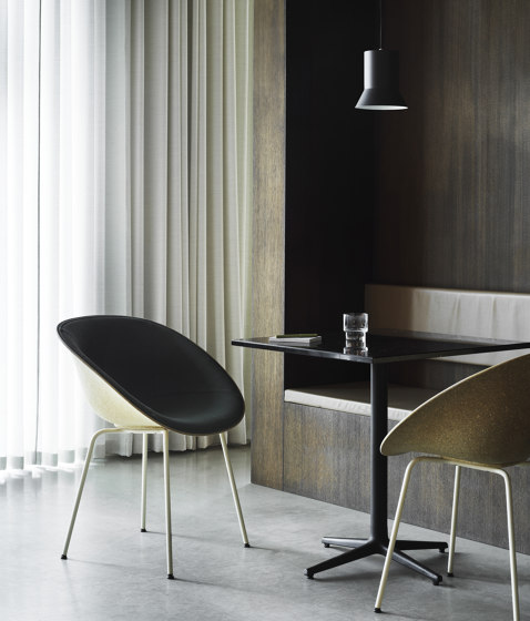 Mat Barchair 75 cm Black Steel - Seaweed | Taburetes de bar | Normann Copenhagen