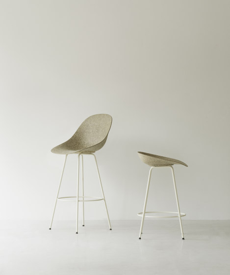 Mat Barstool 65 cm Black Steel - Hemp | Taburetes de bar | Normann Copenhagen