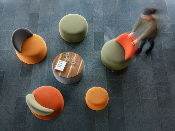 INCYCLE, Pouf avec dossier | Fauteuils | Girsberger